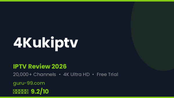 4Kukiptv Review 2026 — Free Trial, Pricing & Channels
