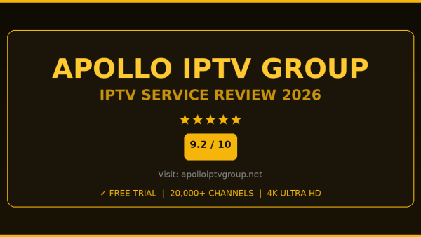 Apollo IPTV Group Review 2026 — Free Trial, Pricing & Channels
