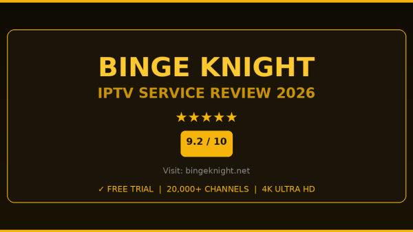 Binge Knight Review 2026 — Free Trial, Pricing & Channels