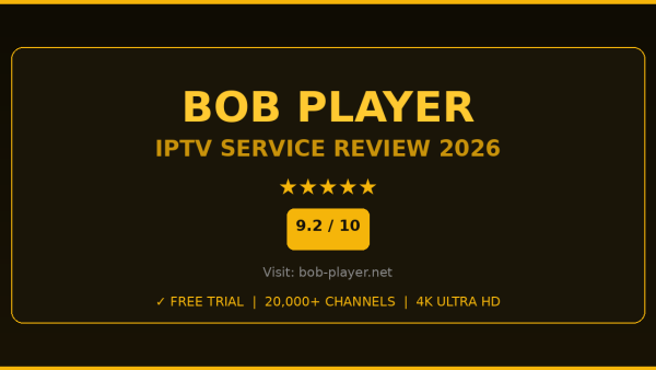 Bob Player Review 2026 — Free Trial, Pricing & Channels