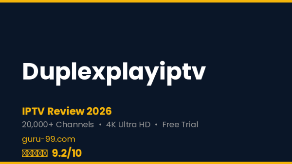 Duplexplayiptv Review 2026 — Free Trial, Pricing & Channels