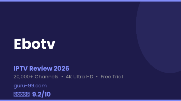 Ebotv Review 2026 — Free Trial, Pricing & Channels