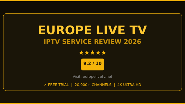 Europe Live TV Review 2026 — Free Trial, Pricing & Channels