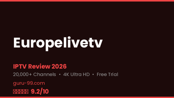 Europelivetv Review 2026 — Free Trial, Pricing & Channels