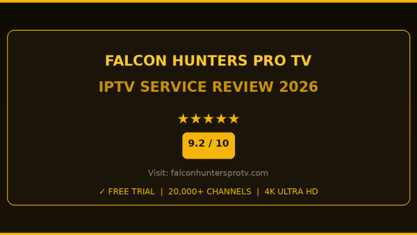 Falcon Hunters Pro TV Review 2026 — Free Trial, Pricing & Channels