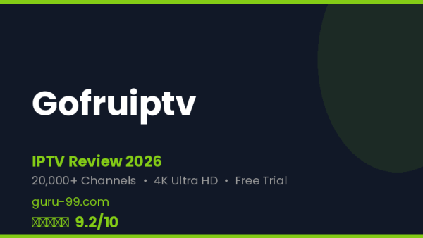 Gofruiptv Review 2026 — Free Trial, Pricing & Channels