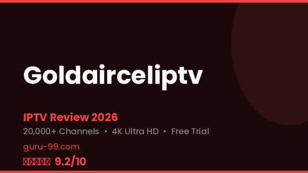 Goldairceliptv Review 2026 — Free Trial, Pricing & Channels