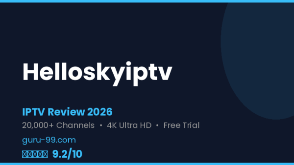 Helloskyiptv Review 2026 — Free Trial, Pricing & Channels