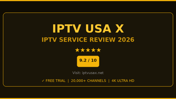IPTV USA X Review 2026 — Free Trial, Pricing & Channels