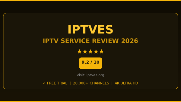 Iptves Review 2026 — Free Trial, Pricing & Channels