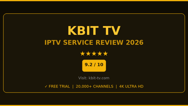 Kbit TV Review 2026 — Free Trial, Pricing & Channels