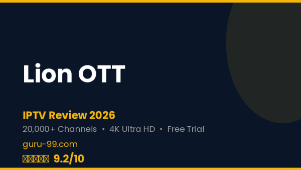 Lion OTT Review 2026 — Free Trial, Pricing & Channels