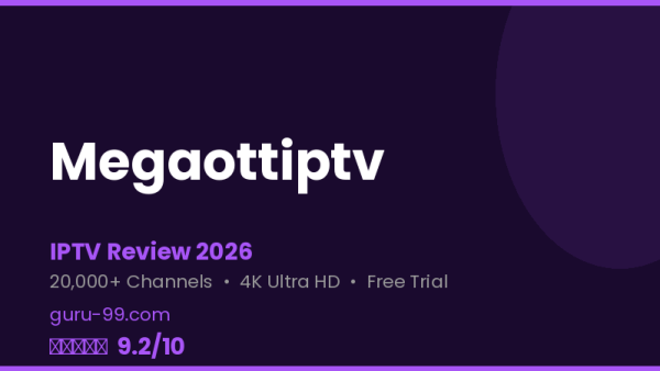Megaottiptv Review 2026 — Free Trial, Pricing & Channels