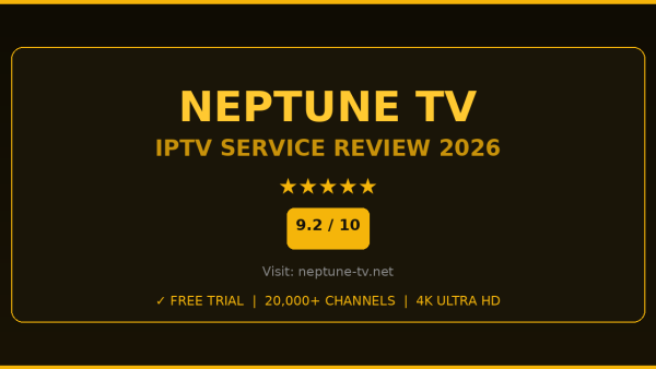 Neptune TV Review 2026 — Free Trial, Pricing & Channels