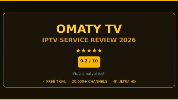 Omaty TV Review 2026 — Free Trial, Pricing & Channels