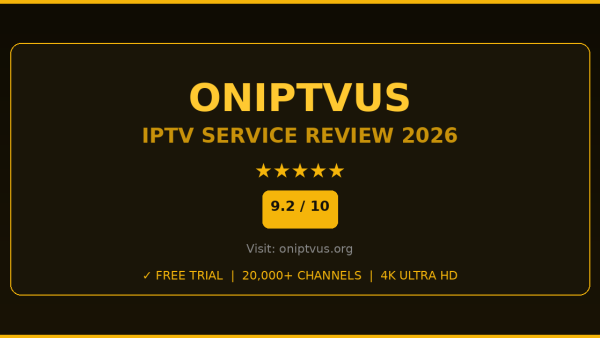 On IPTV US Review 2026 — Free Trial, Pricing & Channels