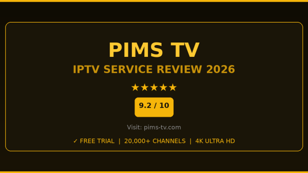 Pims TV Review 2026 — Free Trial, Pricing & Channels