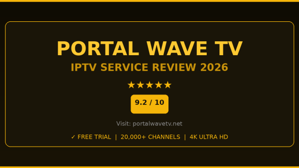 Portal Wave TV Review 2026 — Free Trial, Pricing & Channels