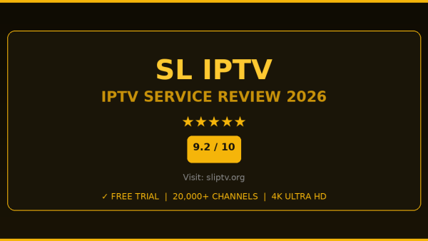 SL IPTV Review 2026 — Free Trial, Pricing & Channels