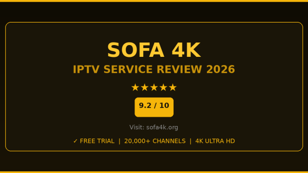 Sofa 4K Review 2026 — Free Trial, Pricing & Channels