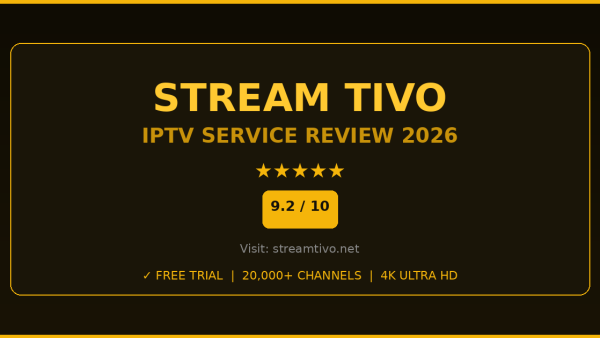 Stream Tivo Review 2026 — Free Trial, Pricing & Channels