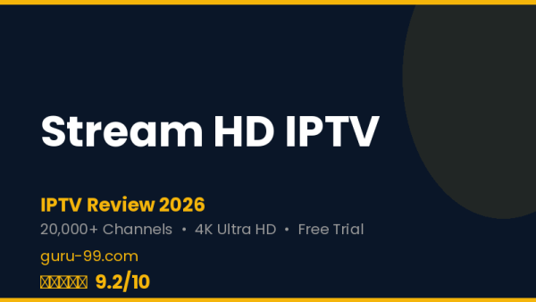 Stream HD IPTV Review 2026 — Free Trial, Pricing & Channels