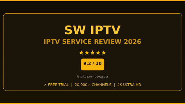 SW IPTV Review 2026 — Free Trial, Pricing & Channels