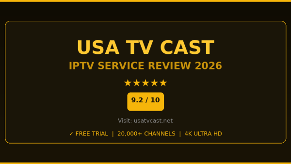 USA TV Cast Review 2026 — Free Trial, Pricing & Channels