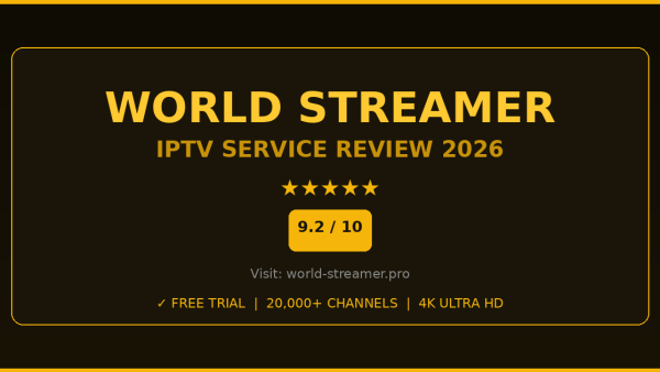 World Streamer Review 2026 — Free Trial, Pricing & Channels